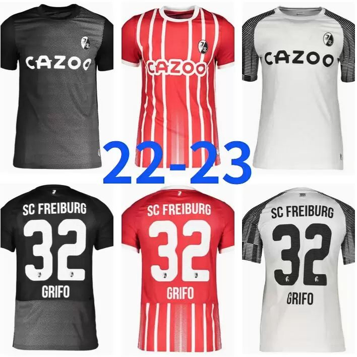 

2022 2023 SC Freiburg soccer jersey 22 23 Running Sets Summer short sleeve football training suit jogging breathable T-shirt fan shirt 1129