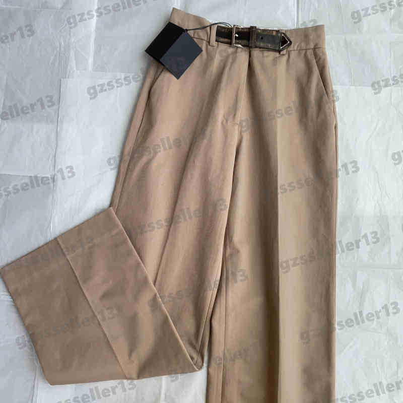 

Designer Womens Pants Pd 22SS Fashion Brand Loose Suit Casual Trousers Luxury High Quality Women Clothing