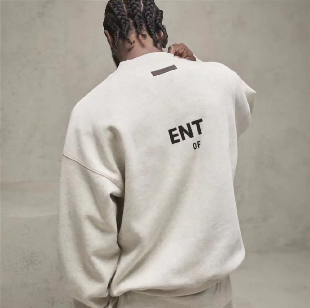 

Designer Men Hoodie Silicone Letter on The Back Printing Hooded Women Pullover Fog Sweatshirt Leisure Streetwear Loose, Ess-1