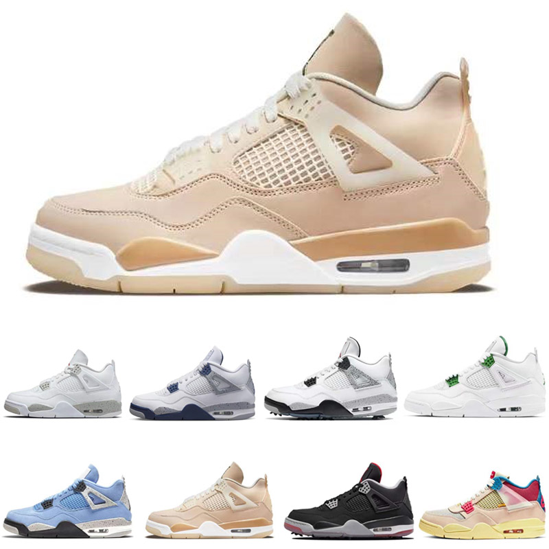 

top quality og jump University Blue Jumpman 4 4s mens Basketball Shoes white oreo metallic purple black cat bred shimmer cactus jack men women sneakers, 01