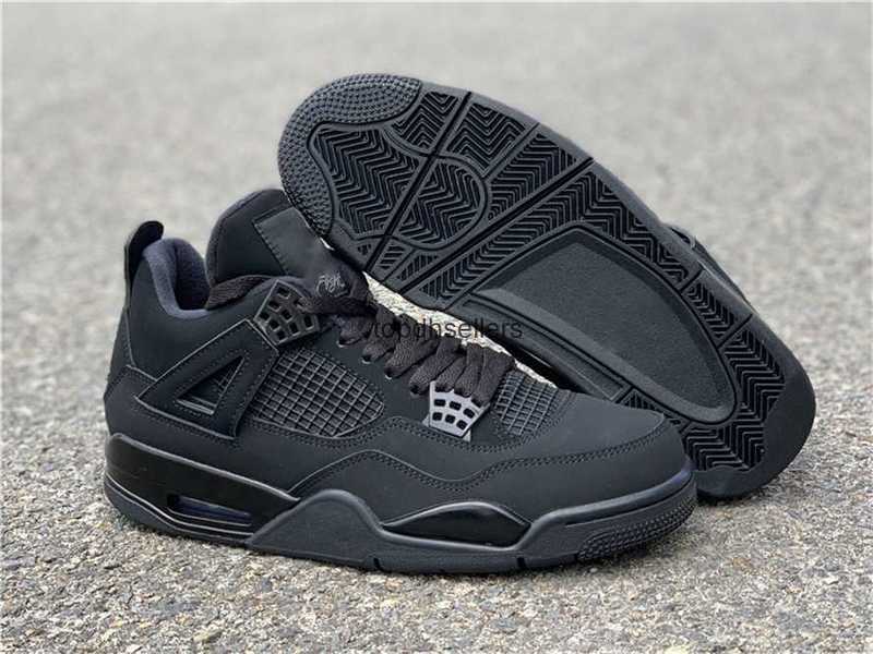 

2022 Release 4 Black Cat Light Graphite Outdoor Shoes 4S Men Women Sports Sneakers With Original box CU1110-010 Size US4, 18