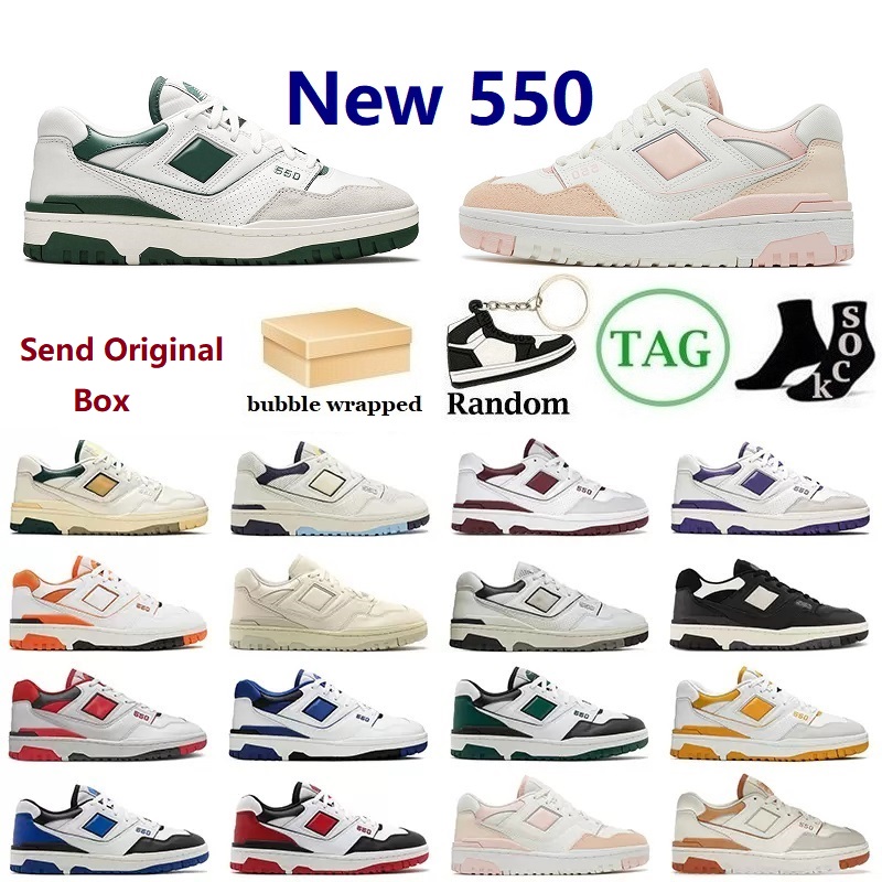 

2022 New 550 top designer design men and women couples sports Sneakers casual shoes warm non-slip durable wear white black walking cycling ball walking number 36-45