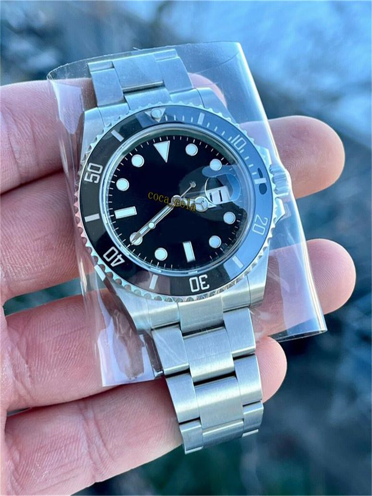 

Original watch New diver Date Black Dial 41mm Automatic Men's Watches