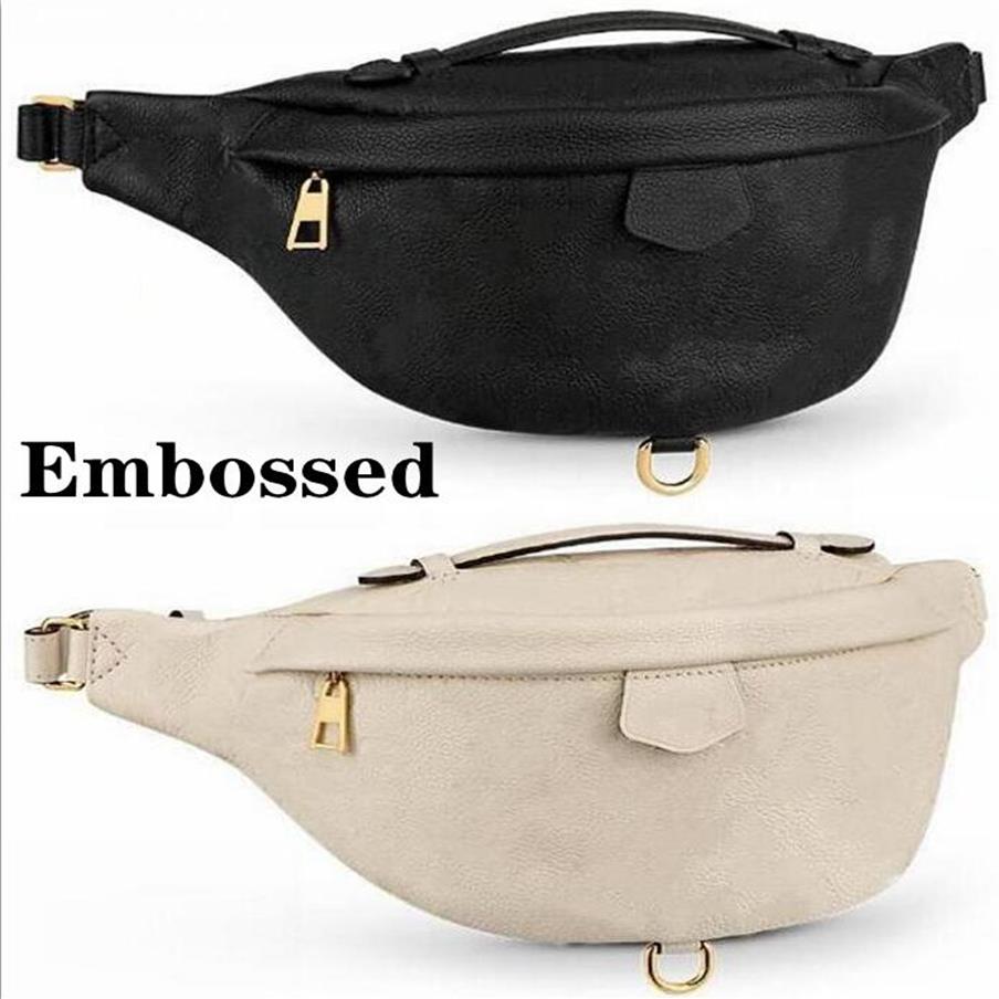 

Luxury Designers Waist Bag Cross Body Men Women Embossed Belt Bags Business Leisure Fanny Pack Multifunction Retro Male Crossbody 297c, Embossing
