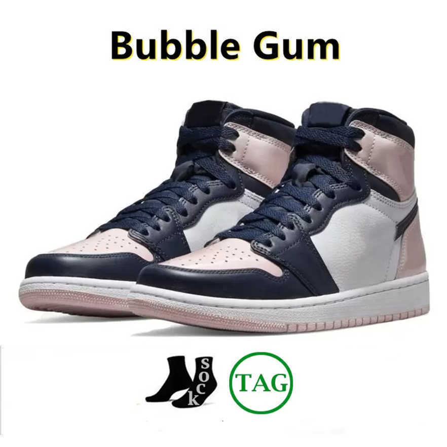 

Dark Mocha Bubble GUM Obsidian OG 1s High Basketball Shoes Jumpman 1 Hype Royal Twist UNC black white Bred Sneakers, # 19