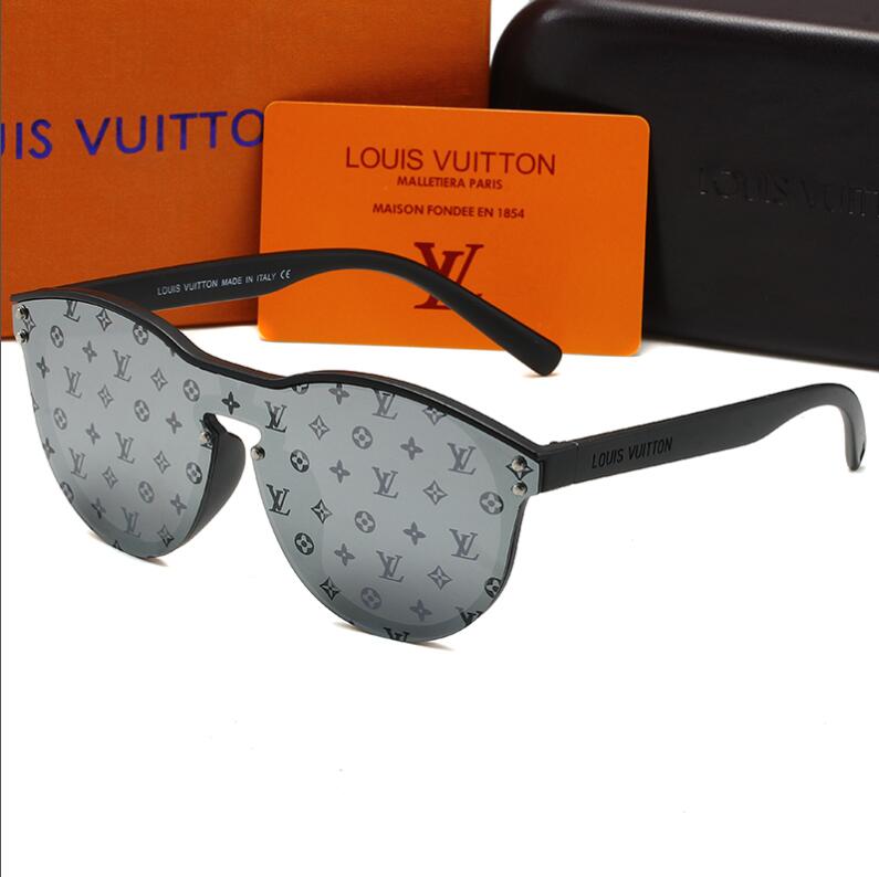 

1333 Top quality hot sunglasses men and women sun glasses Viutonity real Nylon Frame material LVS with glass lenses Male sunglass YSL Louise Viuton louis vuitton BOX
