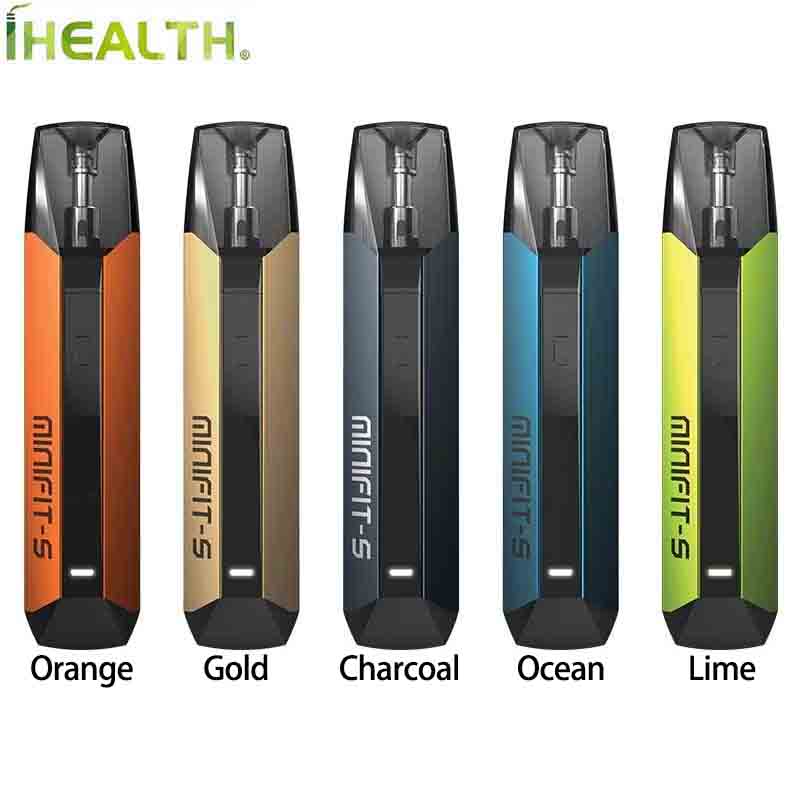 

Original Justfog Minifit-S Plus Kit 1.9ml Pod Cartridge 650mAh built-in battery 12W Electronic Cigarette Vape Vaporizer, Ocean