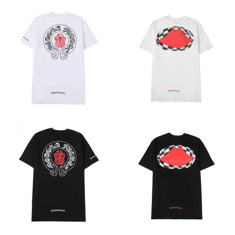 

Classic Luxury Men's t Shirt Brand Tops Tees Men Women Sanskrit Letter Sweatshirts Short Sleeve Horseshoe Designer Couple T-shirts Cross Unisex Tee Shirts Niwm, 11