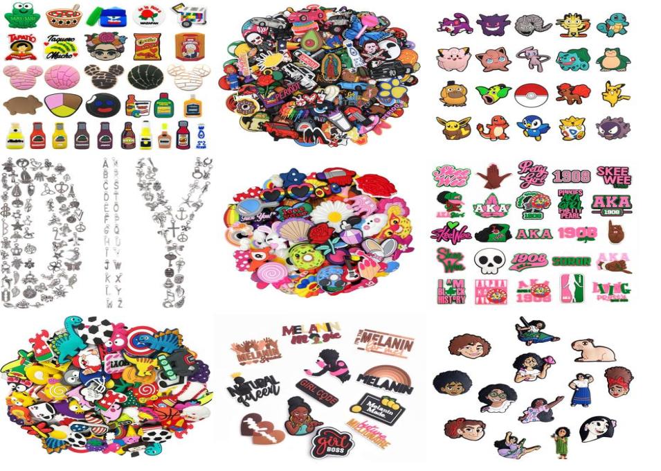 

Shoe Parts Accessories Shoes Charms For Croc Black Girl Magic J15 Aka Cartoon Charm Crocks Fit Clog Decoration Sandals Bracelet Wr7023513