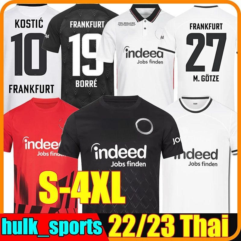 

22/23 Eintracht Frankfurt M.GOTZE Soccer Jerseys 2022 2023 Champions Version BUDAPEST SOW Borre KOSTIC HAUGE HASEBE HINTEREGGER men kids Football Shirt 1129, 21-22 third7