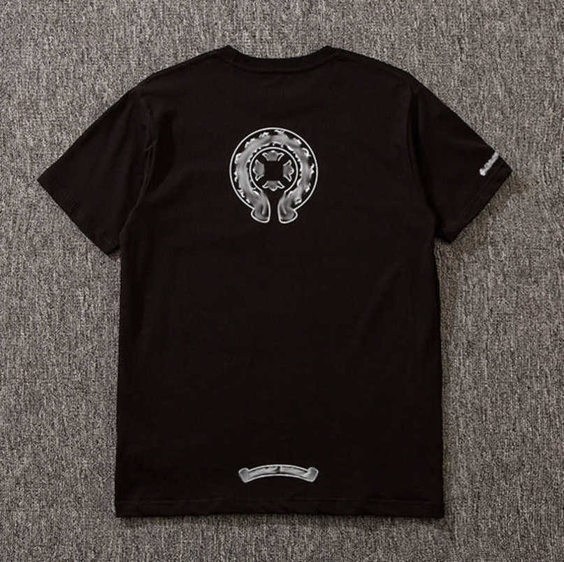 

Fashion Men's Luxury t Shirt Brand Tops Tees Men Women Sanskrit Letter Short Sleeve Horseshoe Couple T-shirts Designer Polos Tshirts Cross Unisex Tee Shirts Vmeu, 15