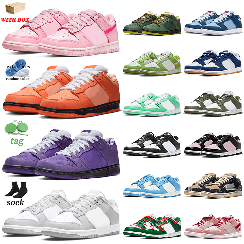 

Casual Shoes Mens Dunks Trainers Designer Sneakers Orange Lobster SB Lows Triple Pink Grey Fog Medium Olive Unc Pink Foam Black White Panda Outdoor With Box Men Women, B46 reverse panda 36-45