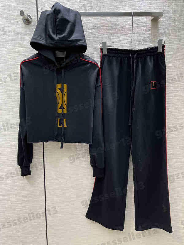 

Womens Two Pieces Pants CE Designer Letter Logo Print Two Piece Sets Fashion Brand Long-sleeve Hooded Sweatshirt And Loose Trousers Suit