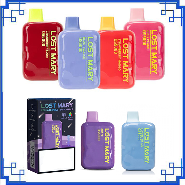

Update LOST MARY OS5000 Disposable cigarette Device Pod 13ml mesh coil 5000puffs Cartridges Vape kit vs esco bars bang