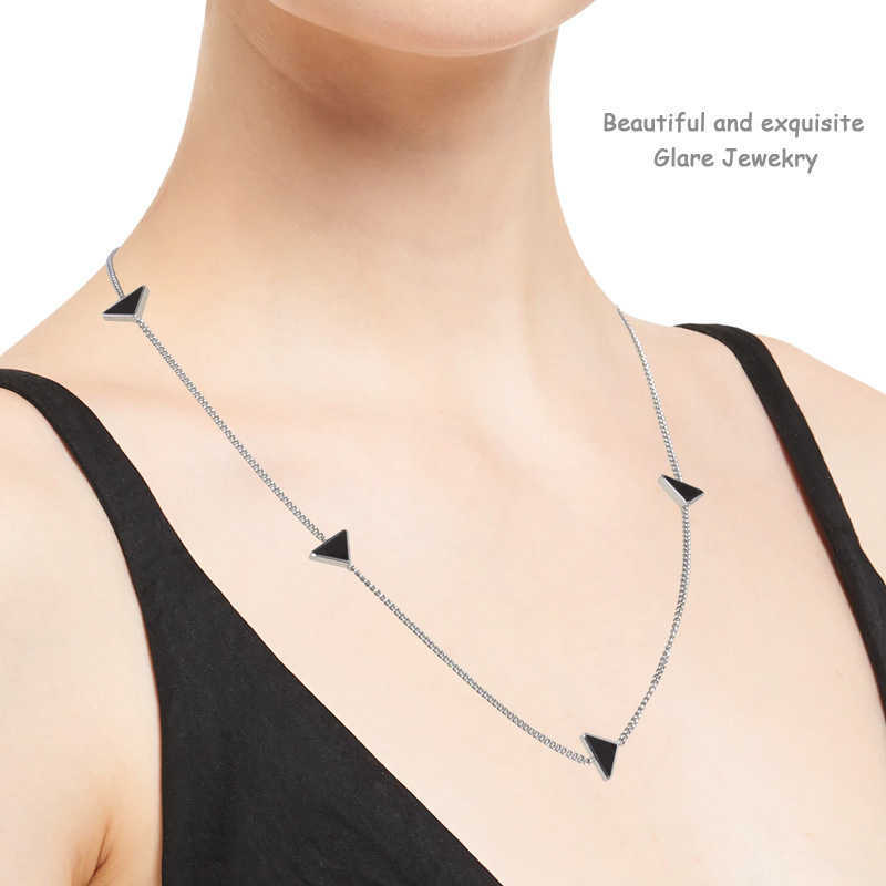 

Luxury Design Sense Necklace Simple Geometric Cold Wind Collarbone Chain Personality Jewelry 221201