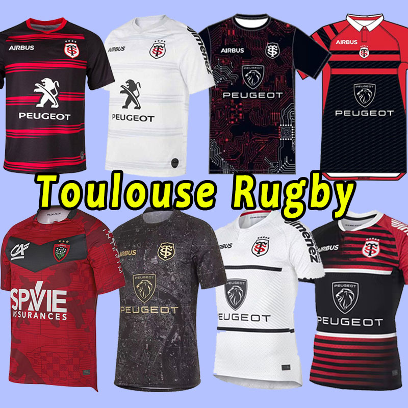 

2023 toulouse RUGBY JERSEYS home away t-shirt Toulouse rugby shirt S-5XL, As shown