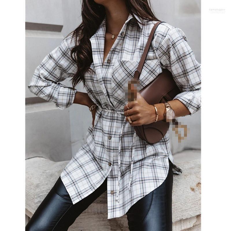 

Women' Blouses Women' & Shirts Blouse Harajuku Botton Up Shirt For Women Clothing Plus Sizes Chemise Vintage Kimono Beach Plaid, White