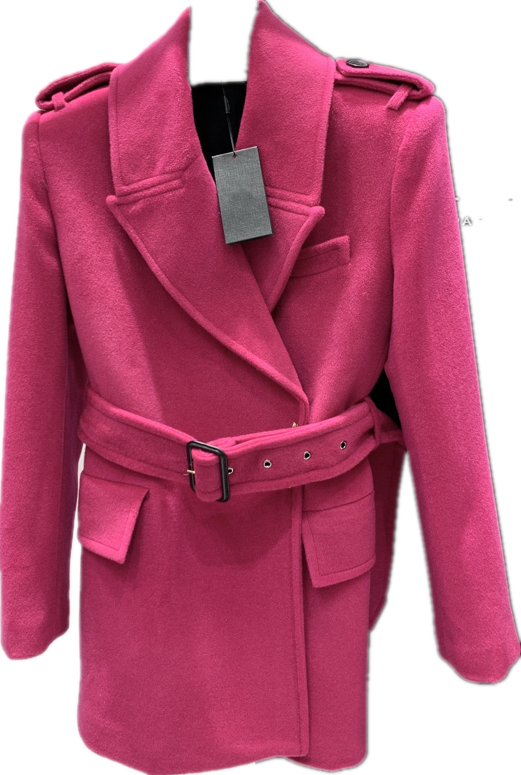 

2023 Autumn and winter temperament new shape rose red short coat, Customize