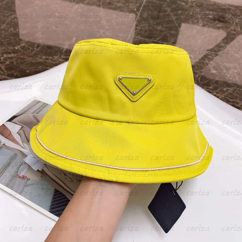 

Fashion Gold Silk Letters Designer Bucket Hats Luxury Nylon Solid Sunhat Cap Mens Striped Autumn Hat Women Beanie Outdoor P Caps 5 Color Hot, Black