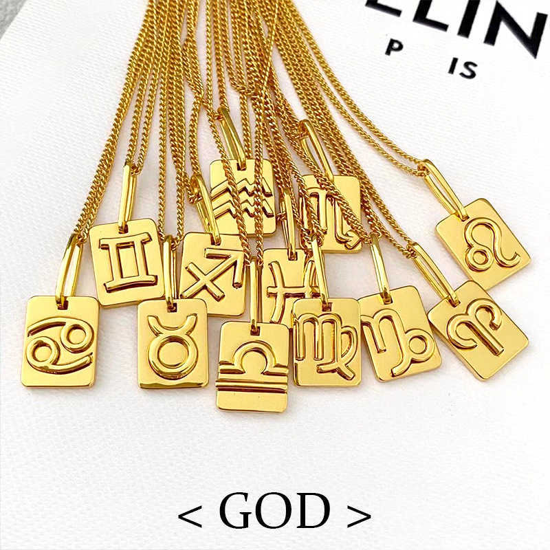 

Luxury Designer Celi 12 Autumn And Winter New Necklace Pendant Collarbone Chain 221202