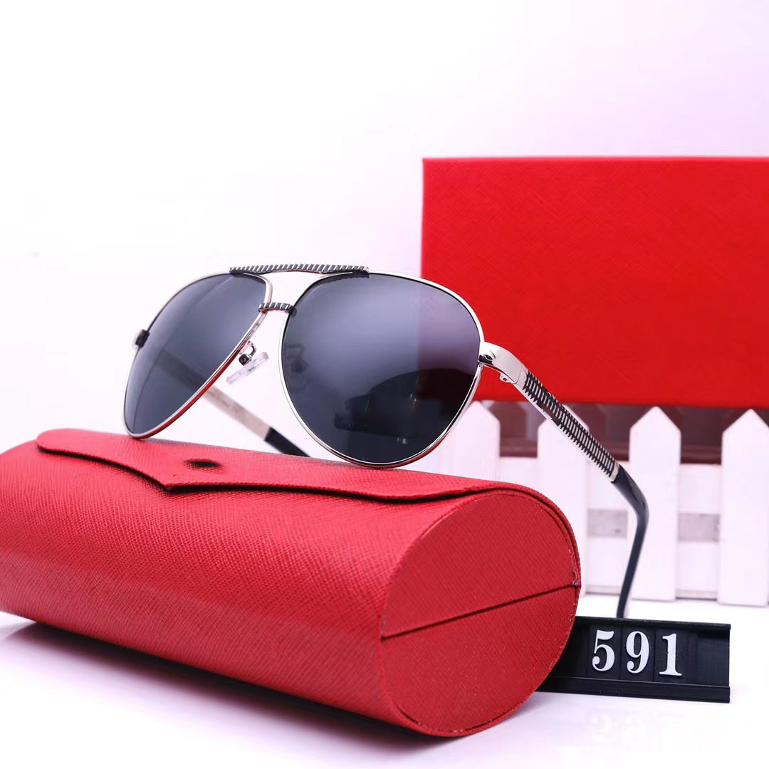 

Fashion designer sunglasses for women man goggle beach sun glasses luxury quality polarizing polaroid full frame multiple colors optional with box wholesale