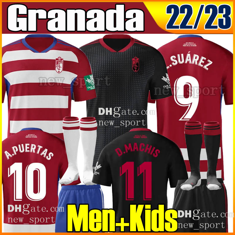 

22 23 camiseta Granada CF soccer jerseys A.PUERTAS L.SUAREZ D.MACHIS 2022 2023 Granada M.AREZO Domingos Duarte ARIAS SORO jersey adult kids16-2XL kit football shirts, 22 23 home