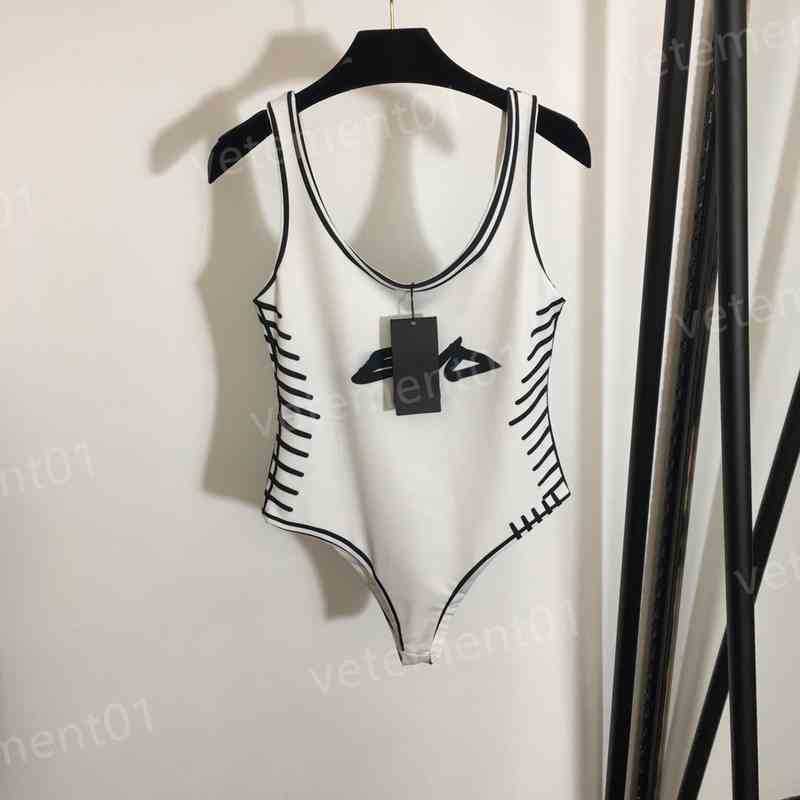 

Womens Designer Jumpsuits F..di Sky Series Two-Dimensional Comic Letter Print Sexy Backless Sling Bodysuit Swimsuit Women Luxury High Quality Casual Jumpsuit