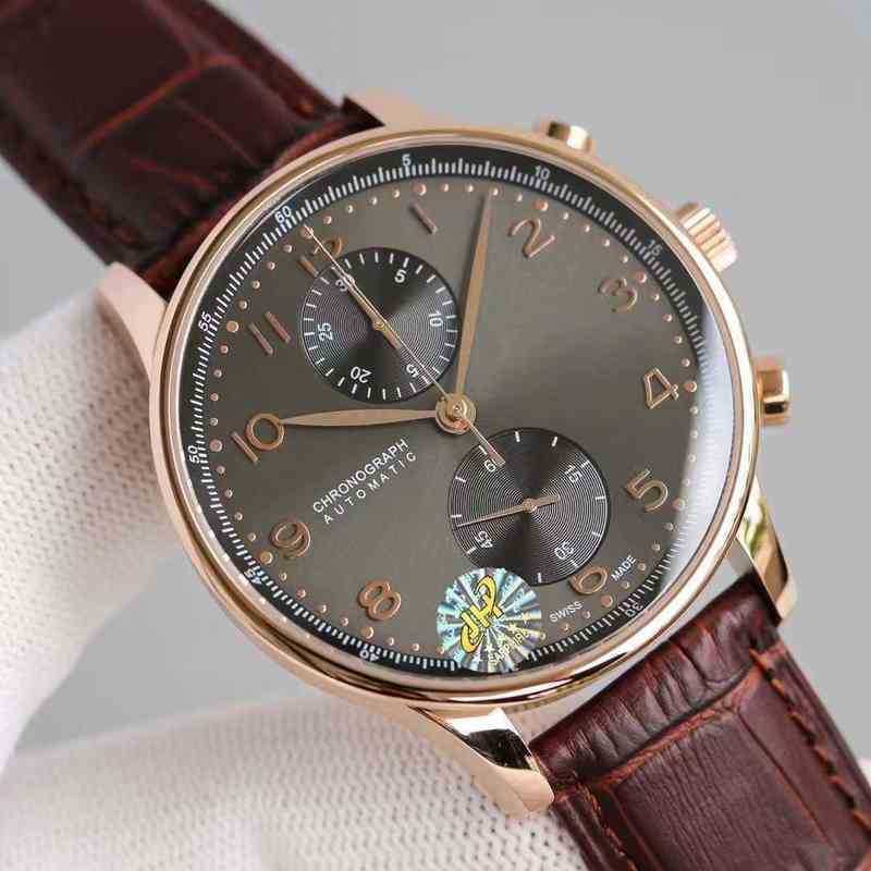 

Mechanical Watch Waterproof Men's Portuguese Fully Seven Trend Fashion Automatic Real Pqn0 Belt Hollow Jbuu