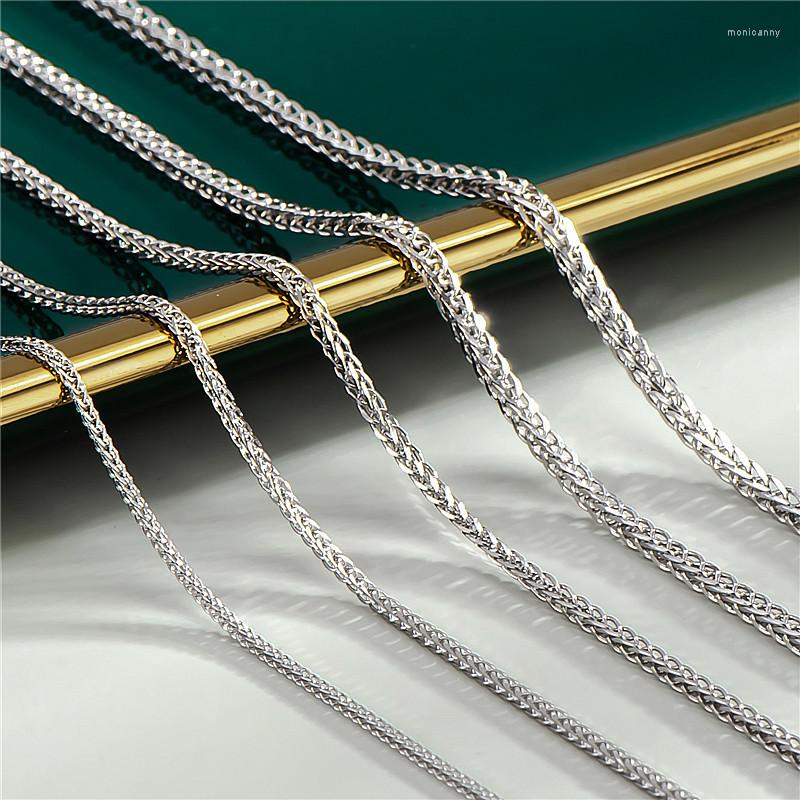 

Chains Fashion Jewelry High Quality S925 Stamp Sterling Silver Chain Necklaces Women's Necklace