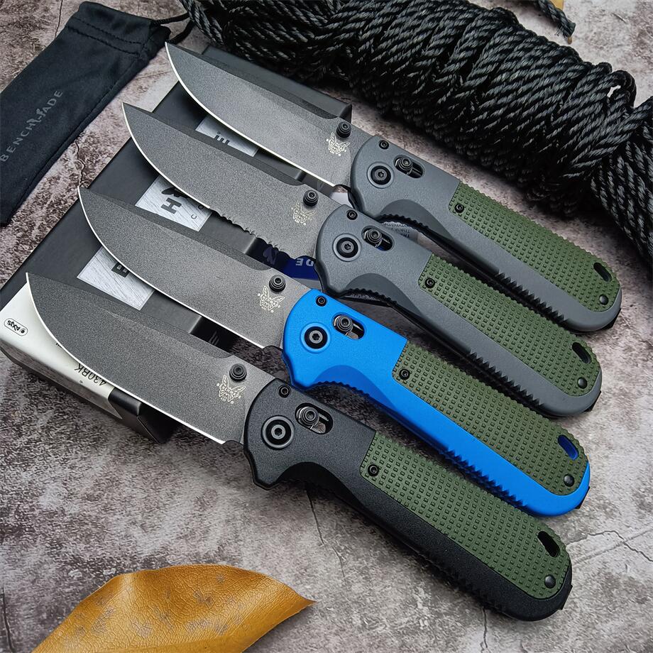 

Benchmade Redoubt 430 AXIS Folding Knife 3.55" CPM-D2 Graphite Blade Nylon Fiber Handles Pocket Tactical Knives Outdoor Camping Hunting 430BK 430SBK 4300 BM46 EDC TOOL