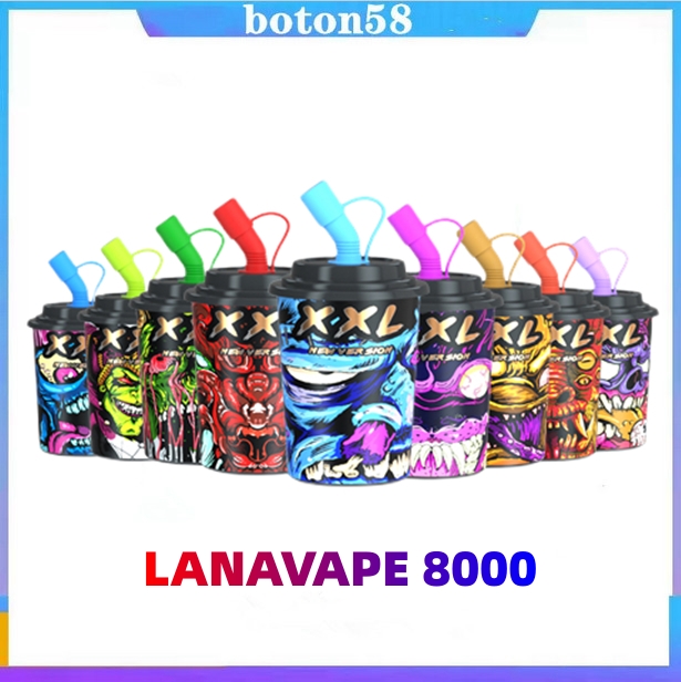 

LANAVAPE 8000 E cigarettes Battery 650mah Capacity 15ML LANAVAPE XXL
