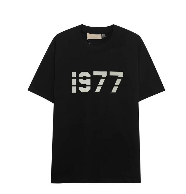 

Men' T-Shirts 2022NEW Men' Designer T Shirts 1977 Printed Short Sleeve High Street Loose Oversized Casual T Shirt Top Men and Women Sizes -XL T230225, White