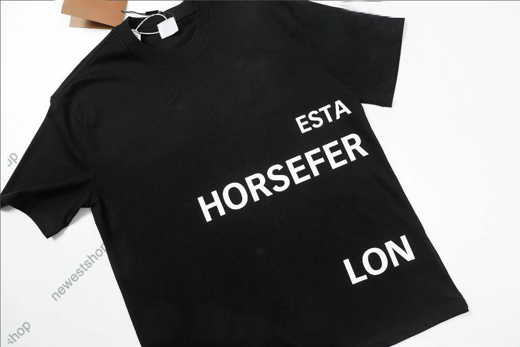 

22SS summer mens t shirts Europe letter printing tshirts fashion luxury designer for man LONDON ENGLAND t-shirt paris casual cotton tee top, Black