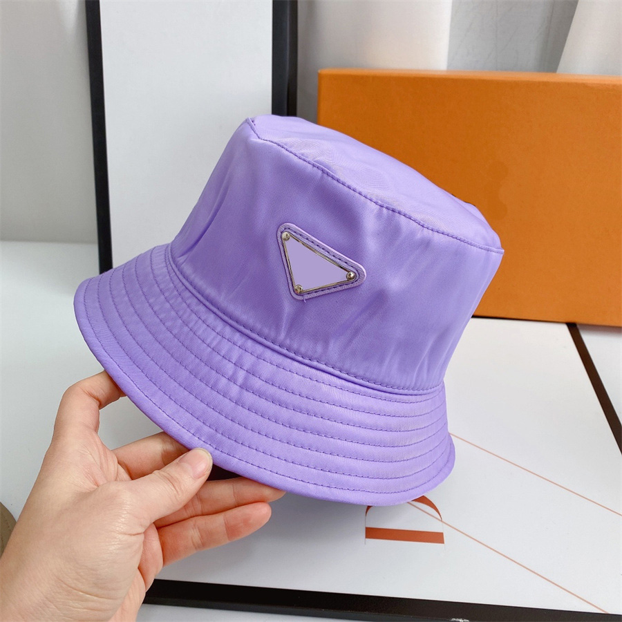 

Plush Luxurys Mens Womens Designer Fisherman Hat Triangle Bucket Hats Fashion Brand P Women Beanies Six Colors High Quality, Pra1