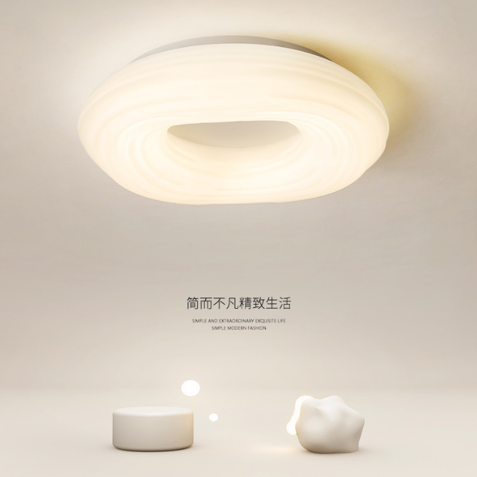 

Ceiling Lights Cookie ceiling cream style master bedroom modern simple new Nordic ins art room lamps