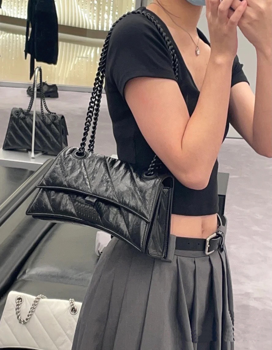 

Designer hourglasses Tote Bags Ladies Crush Handle Portable Messenger Wallet Crocodile Chain Evening Handbag Crossbody Women Vintage Shoulder purse