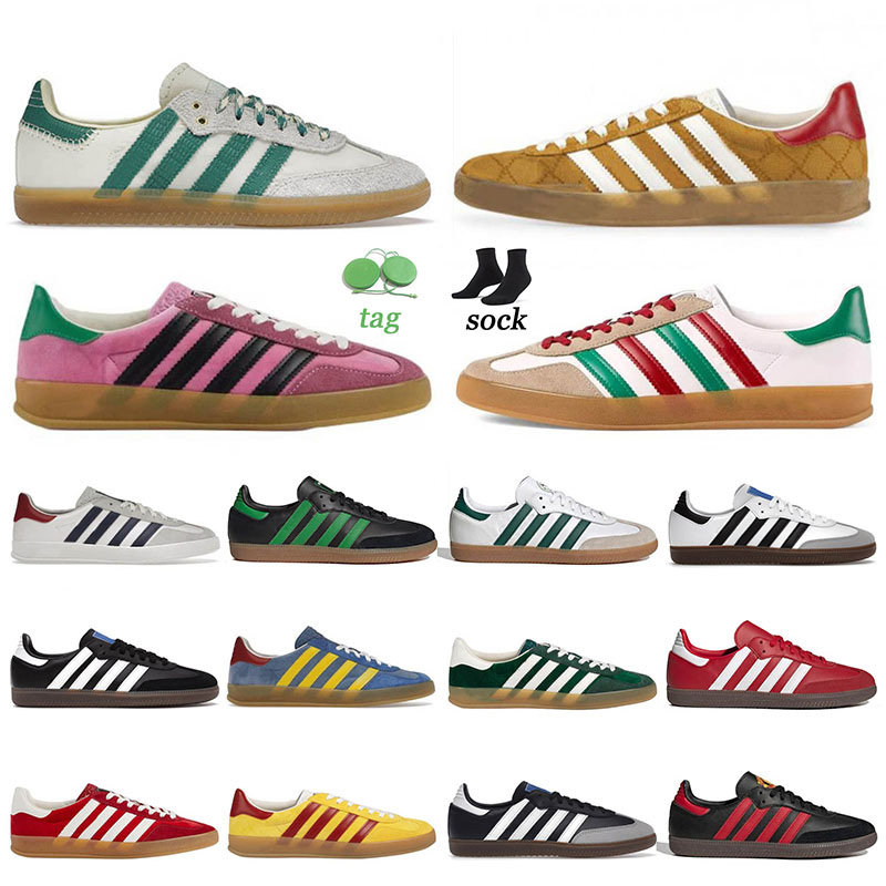

Outdoor Shoes Casual Sneaker Designer Gazelle Sneaker For Men Women Pink Velvet Black White Gum Green Suede Leather Fashion Luxurys Gazelles Trainer, 36-45 a19