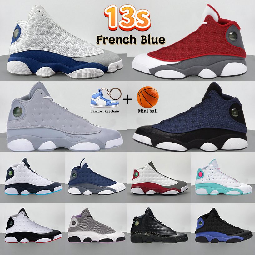

2023 Mens 13 13s Basketball Shoes Houndstooth Starfish French Blue lucky green red flint he got game OG Chicago bred Aurora Green men women trainers Sneakers, Shoe box