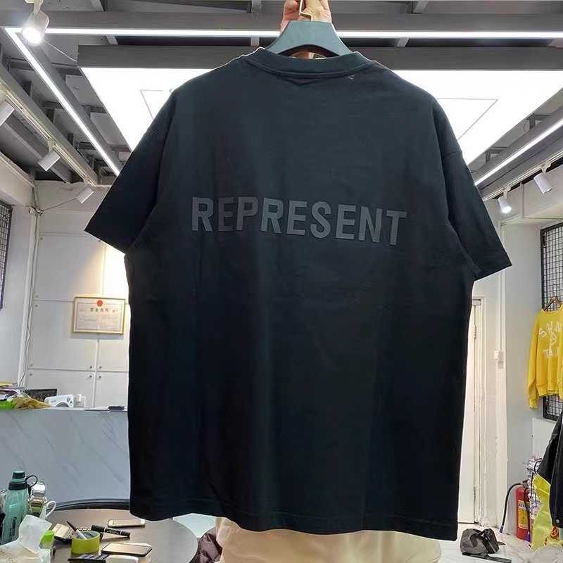 

Men's T-Shirts Monogrammed simple easy-to-wear loose-fitting short-sleeved T-shirts for men and women T221202, Black