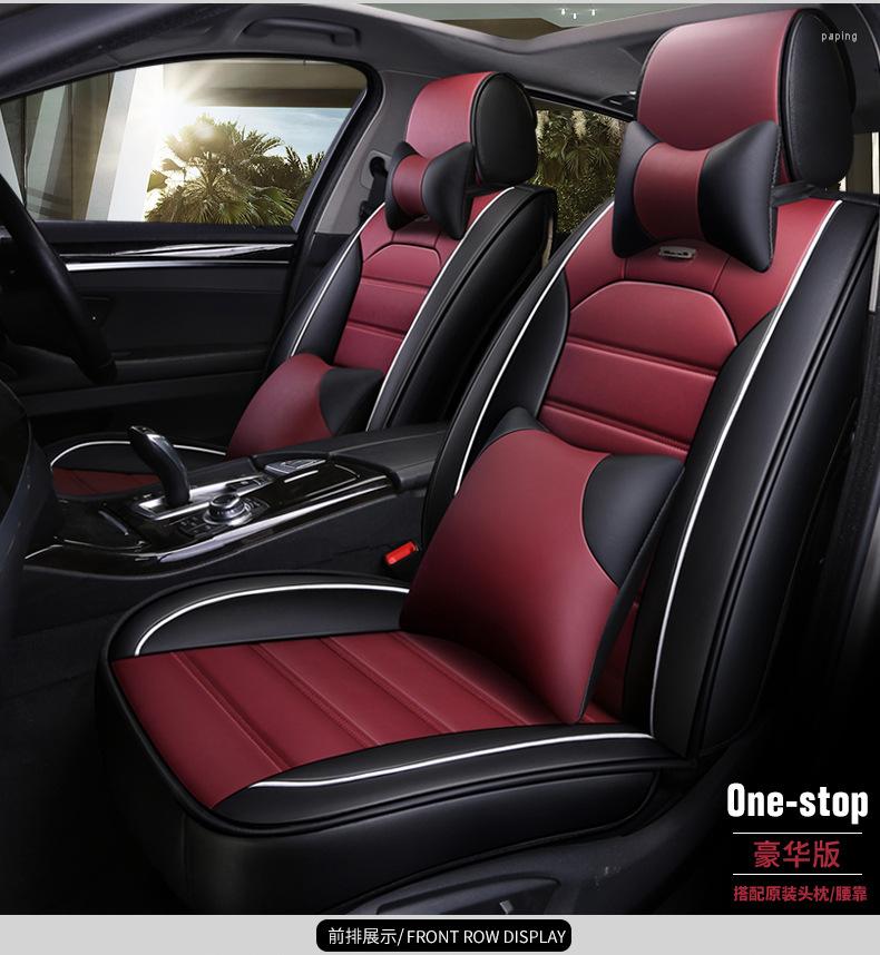 

Car Seat Covers 2022 Brand Arrivial Not Moves Cushions Universal Pu Leather Non Slide Seats Cover Fits For Most Cars Water Proof