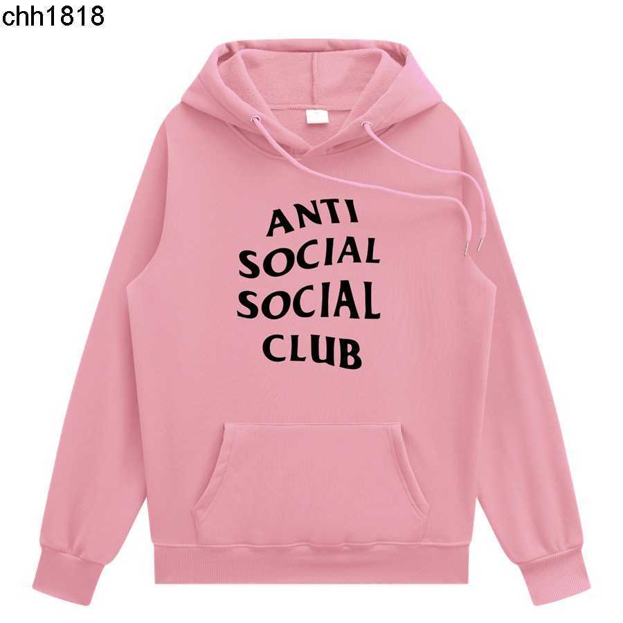 

Anti social club men's sweater on new fleece ASSC sports Hoodie, Purple