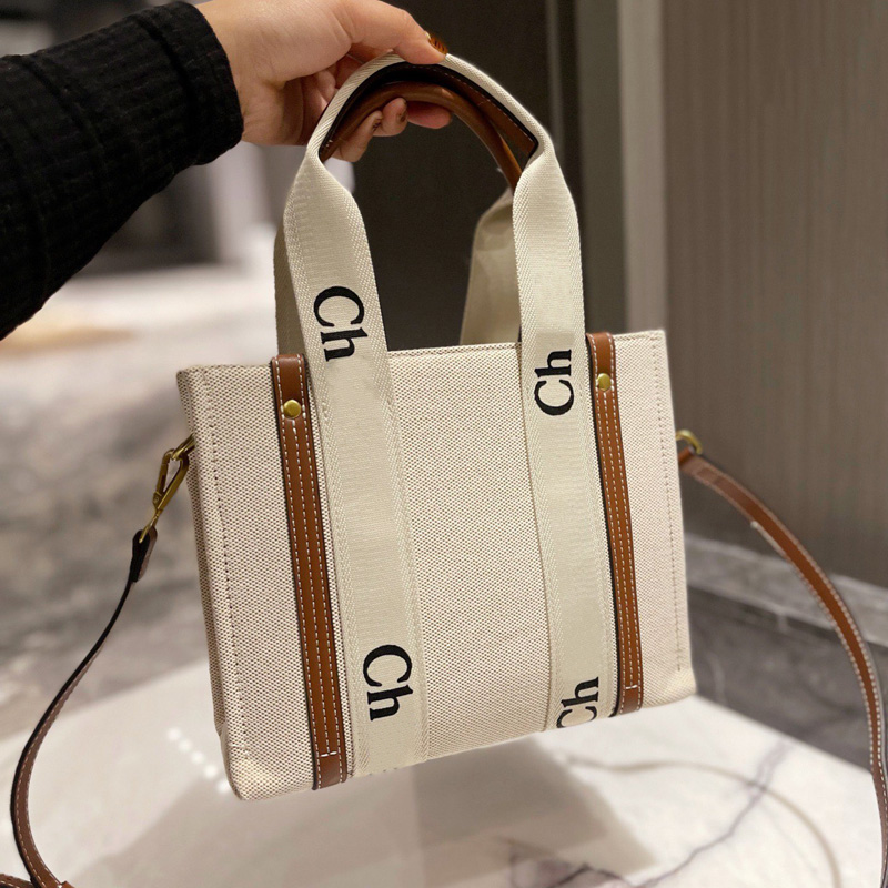 

Womens Totes Beach Bags With Strap Woody Tote Small M Women Handbag Designer Handbags Luxurys Designers Shoulder Bags Cross Body Purse 23, Brown