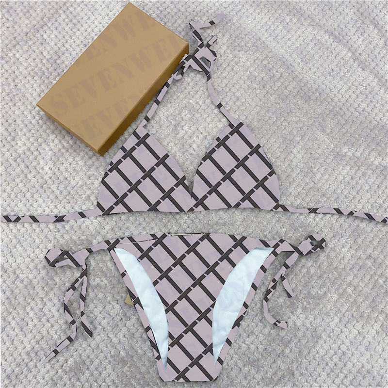 Letters Print Bikinis Swimwear For Women Vacation Beach Sexy Swimsuit Charm Ladies Bikini Underwear Push Up-image-558053535