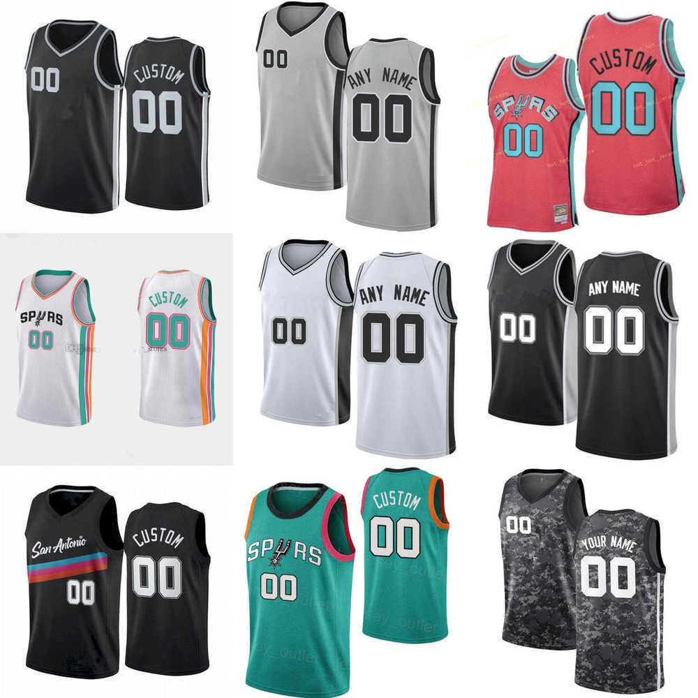 

Men Women Youth San Antonio''Spurs''Custom 10 Jeremy Sochan 41 Gorgui Dieng 35 Romeo Langford 14 Blake Wesley 22 Malaki Branham Basketball Jerseys, Colour