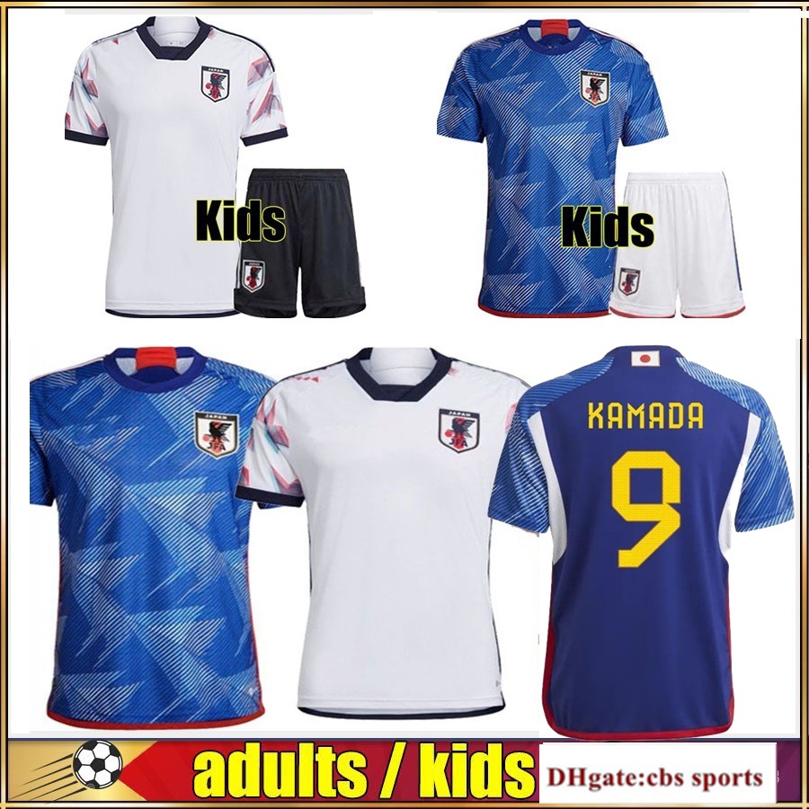 

Japan 2022 Soccer Jersey MINAMINO NAGATOMO HARAGUCHI YOSHIDA TSUBASA 2023 ATOM Nigo special-edition 22 23 Football Shirt OSAKO men set kids kit Player Fans Infant top, 22-23 away just for kids kit