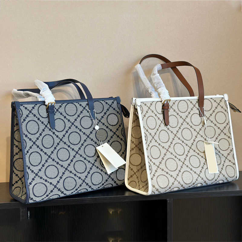 

totes bags designer bag women classic print shoulder bags Luxury Large Tote Handbags Female Canvas Shopping Purse Wallet 221122, Tbbag blue