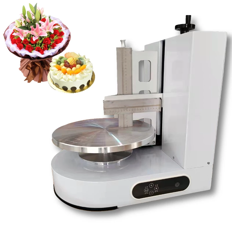 

2022 Semi Automatic Cake Cream Spreading Coating Filling Machine Electric Cakes Bread Decoration Spreader Smoothing