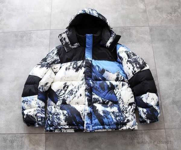 

22 Designers Winter mens designer north parka jackets Men coat jacket parkas Long Sleeve Zipper Thick Overcoat Couples Windbreakers face CC, Orange