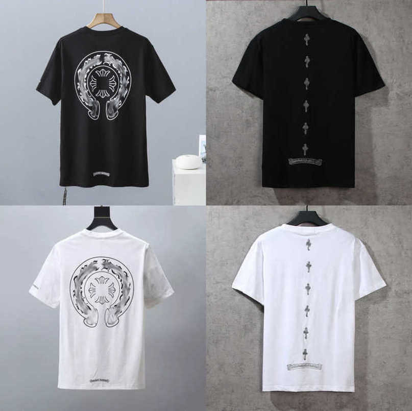 

Mens Fashion Luxury t Shirt Brand Tops Tees Men Women Sanskrit Letter Couple T-shirt Sweatshirt Horseshoe Flower Short Sleeve Polos Cross Unisex Tee Tshirts Xccs