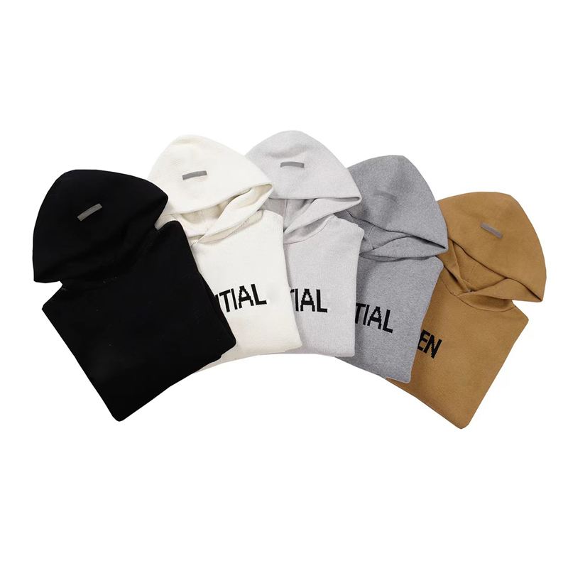 

mens knitwear hoodies designer hooded sweaters womens knitting sweatshirt spring autumn fashion pullover loose solid knitted jumper tide brand streetwear, Blue